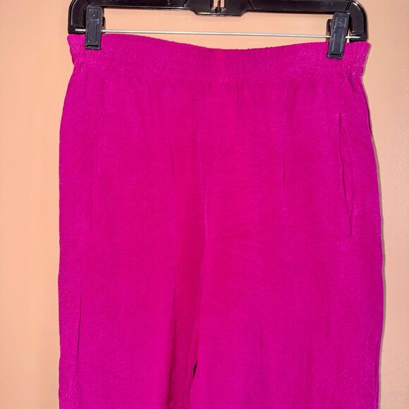 Dana Buchman Petite Women's Silk Magenta Pants - Size 2 - Picture 8 of 8